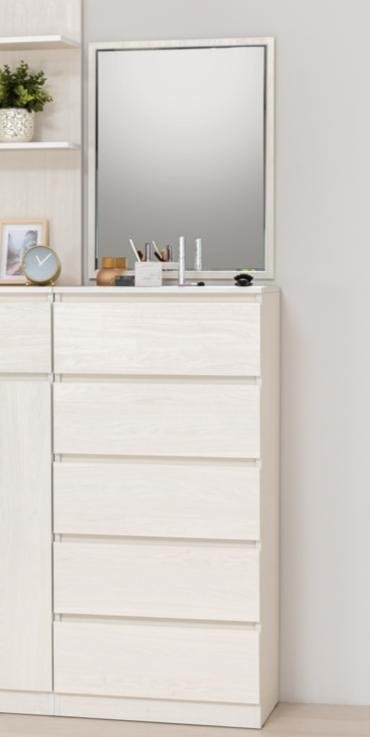 Комод МОБИ Ника, 58.4x38.1x121.1 см, белый купить,0