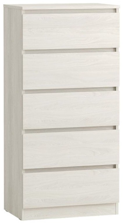 Комод Моби Ника 58.4x38.1x121.1см белый купить,NaN