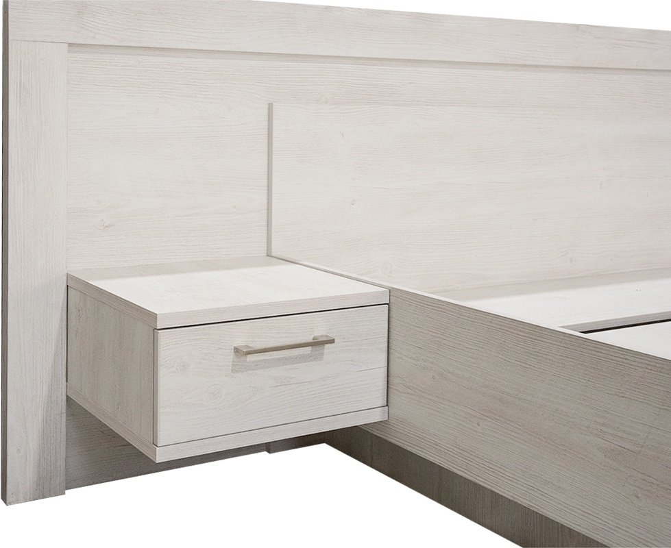 Кровать MyStar Вирджиния 160x200см бело-серая купить,NaN