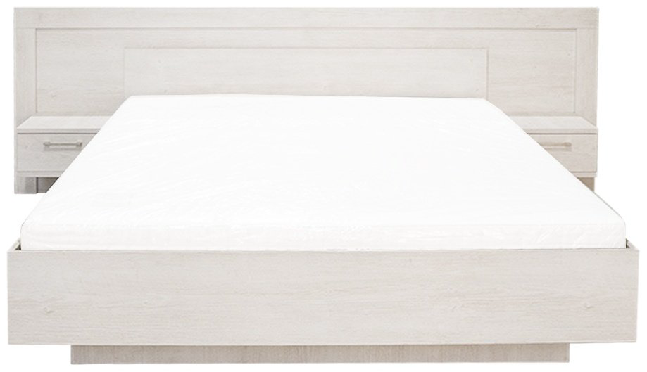 Кровать MyStar Вирджиния 160x200см бело-серая купить,NaN