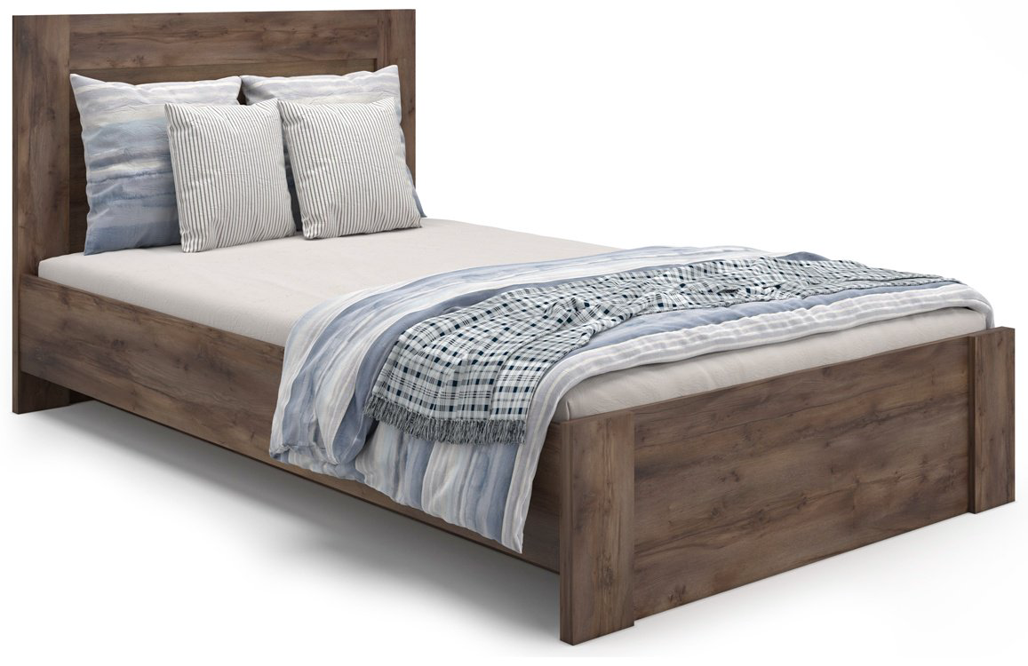 Кровать MyStar Вирджиния 140x200см коричневая купить,NaN