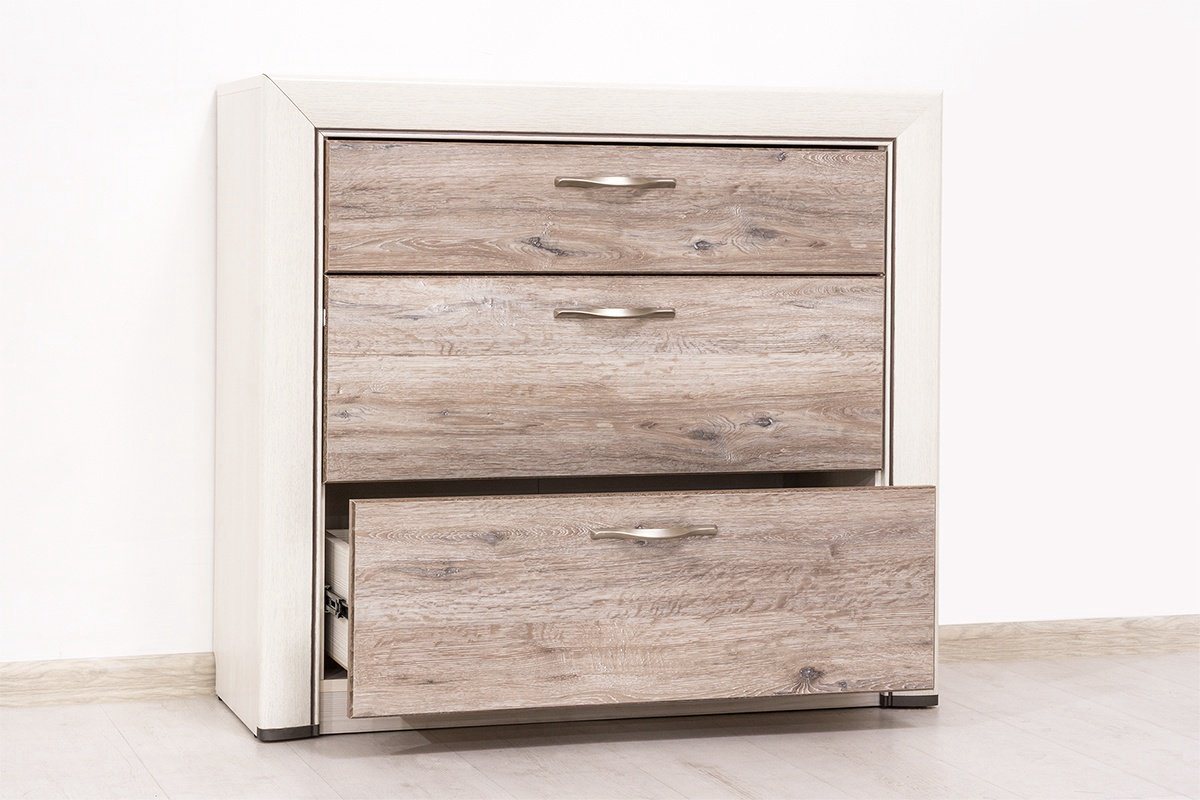 Комод Anrex Оливия 3S 96x36.3x87см коричневый купить,NaN