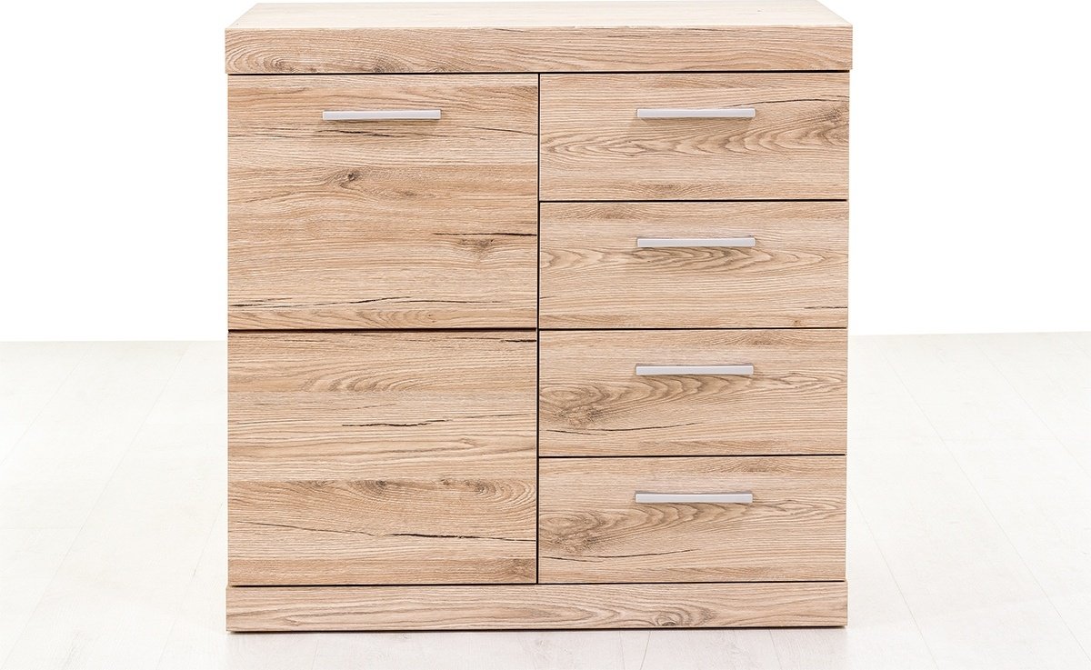 Комод ANREX Оскар 1D4S, 80x40x81 см, коричневый купить,0
