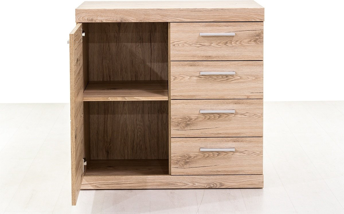Комод Anrex Оскар 1D4S 80x40x81см коричневый купить,NaN