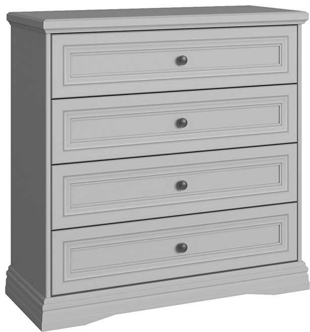 Комод АНРЭКС Валенсия, 00032962, 95x40x95.9 см, серый