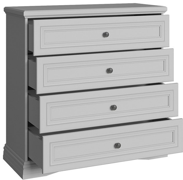 Комод АНРЭКС Валенсия, 00032962, 95x40x95.9 см, серый купить,0