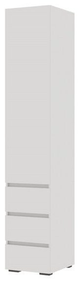 Шкаф-пенал Стендмебель Хелен 40x210х46см белый купить,NaN
