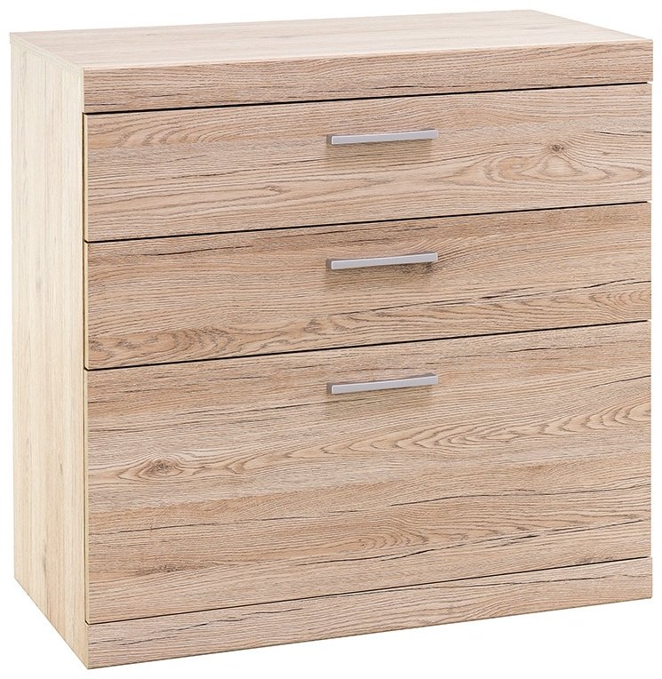 Комод ANREX 80x40x81 см, ЛДСП, МДФ, Оскар 3S