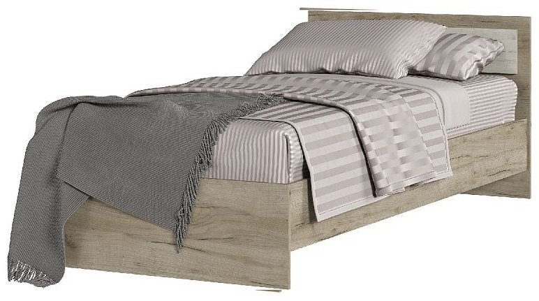 Кровать Стендмебель Гармония 90x200см коричневый купить,NaN