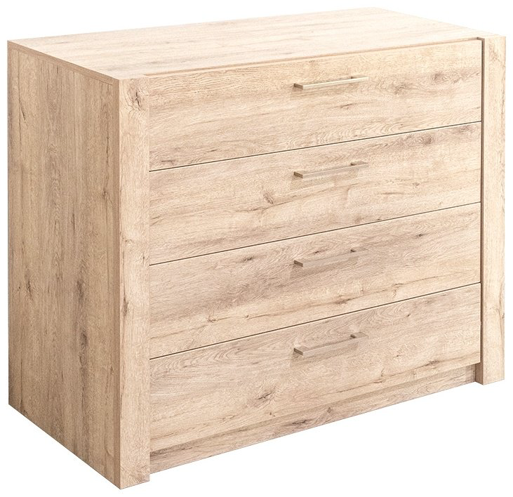 Комод MySTAR Вирджиния, 91.8x42.6x82.4 см, бежевый купить,NaN