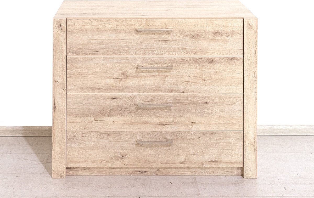 Комод MySTAR Вирджиния, 91.8x42.6x82.4 см, бежевый купить,0