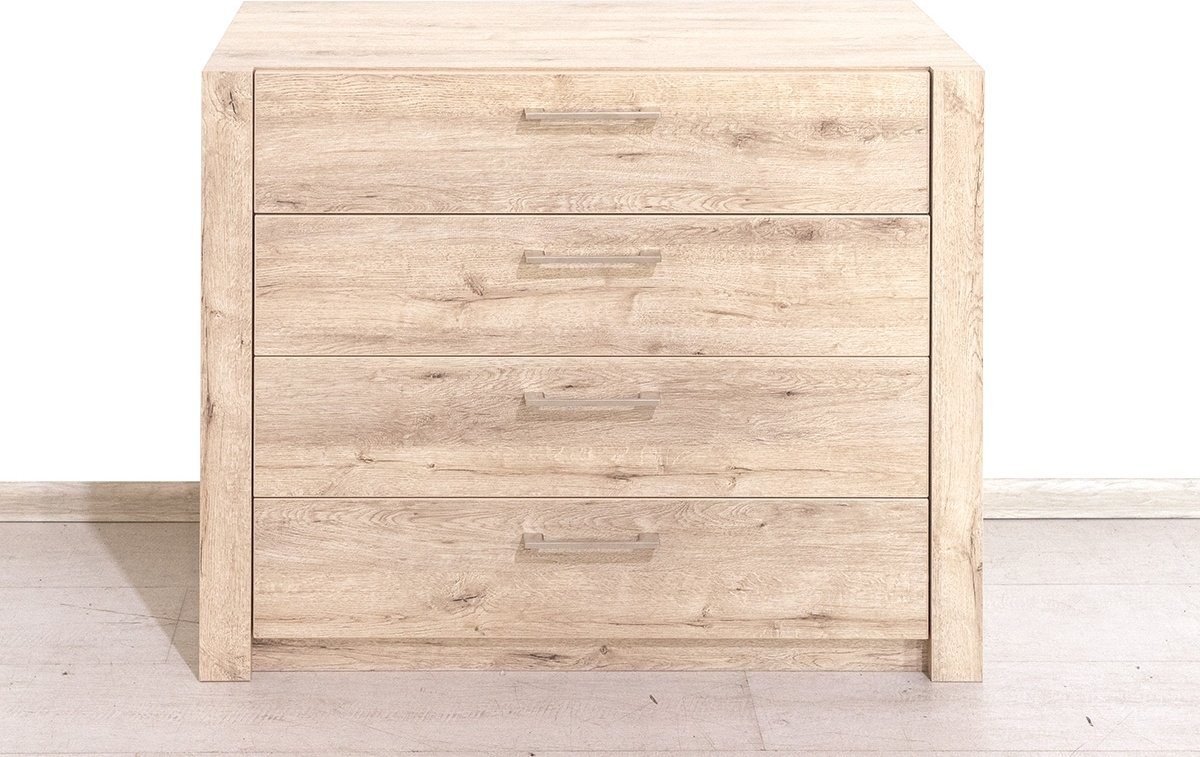 Комод MySTAR Вирджиния, 91.8x42.6x82.4 см, бежевый купить,NaN