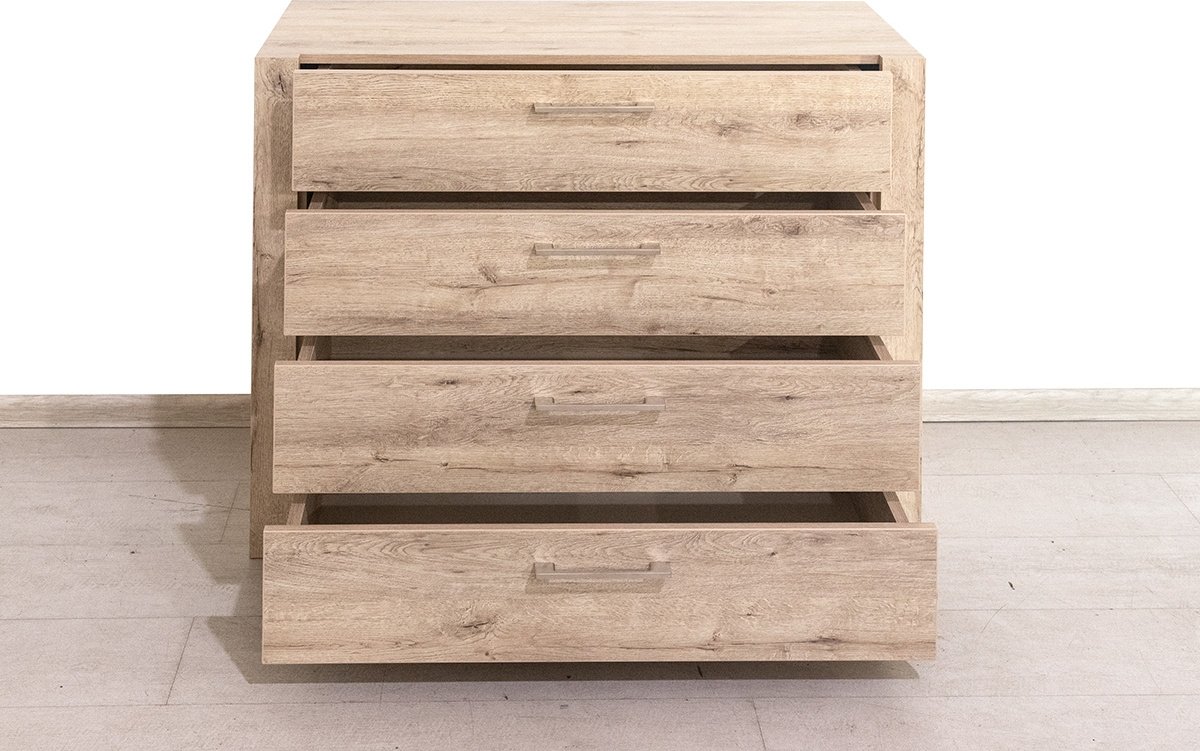 Комод MySTAR Вирджиния, 91.8x42.6x82.4 см, бежевый купить,0