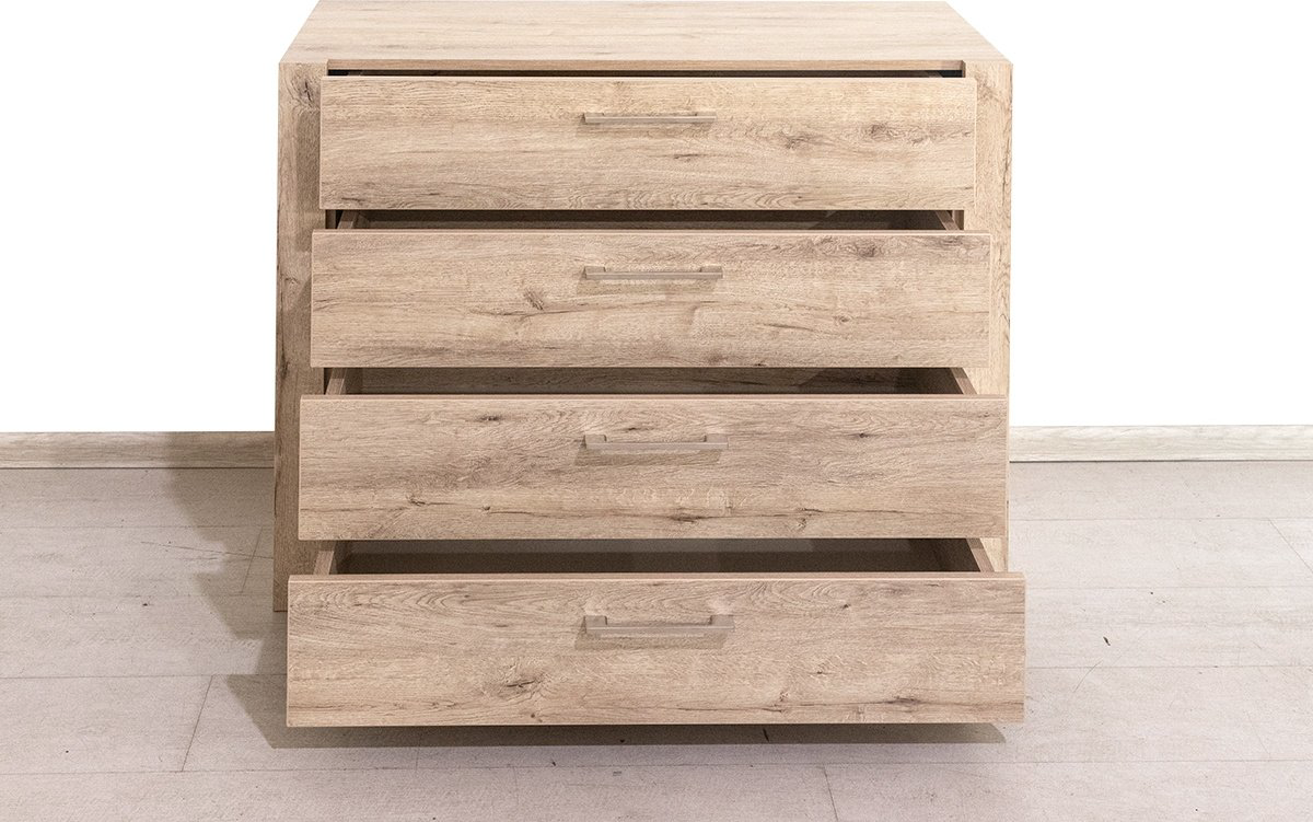Комод MySTAR Вирджиния, 91.8x42.6x82.4 см, бежевый купить,NaN
