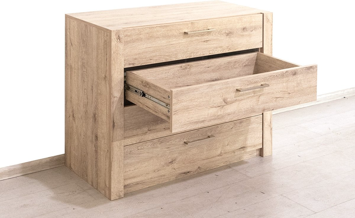 Комод MySTAR Вирджиния, 91.8x42.6x82.4 см, бежевый купить,NaN