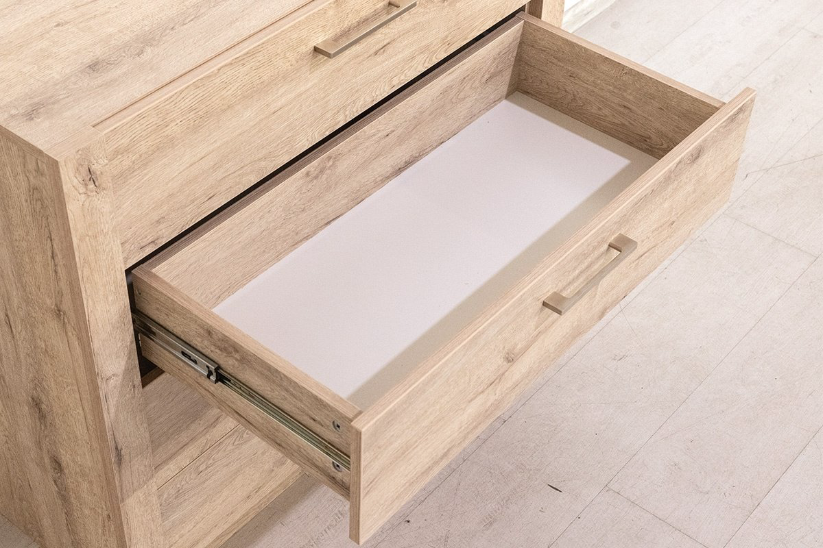 Комод MySTAR Вирджиния, 91.8x42.6x82.4 см, бежевый купить,NaN