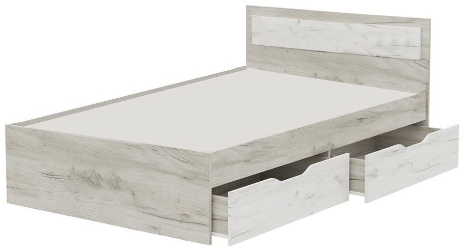 Кровать Стендмебель Гармония 120x200см белый купить,NaN