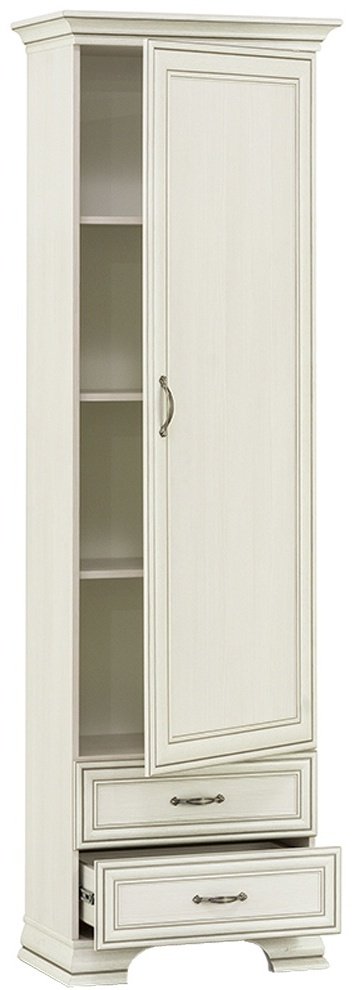 Распашной шкаф ANREX Тиффани 1D2S, 69x212.1х39.6 см, бежевый купить,NaN