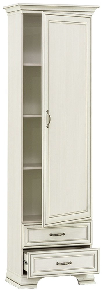Распашной шкаф ANREX Тиффани 1D2S, 69x212.1х39.6 см, бежевый купить,NaN