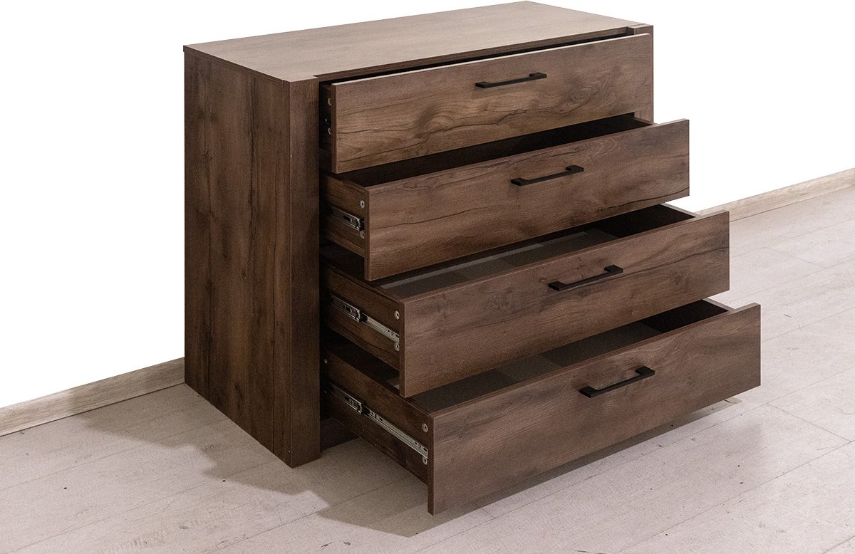 Комод MySTAR Вирджиния 1794, 91.8x42.6x82.4 см, коричневый купить,0