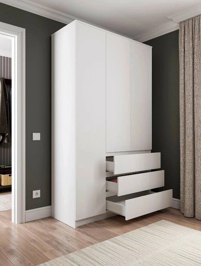 Шкаф Стендмебель Хелен ШК 06 623 120x210х46см белый купить,NaN