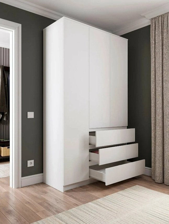 Шкаф Стендмебель Хелен ШК 06 623 120x210х46см белый купить,NaN