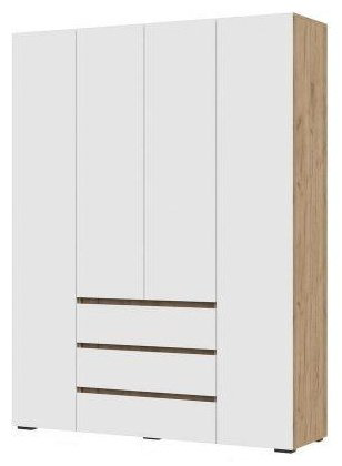 Шкаф Стендмебель Хелен ШК05 160x210х46см коричнево-белый купить,NaN
