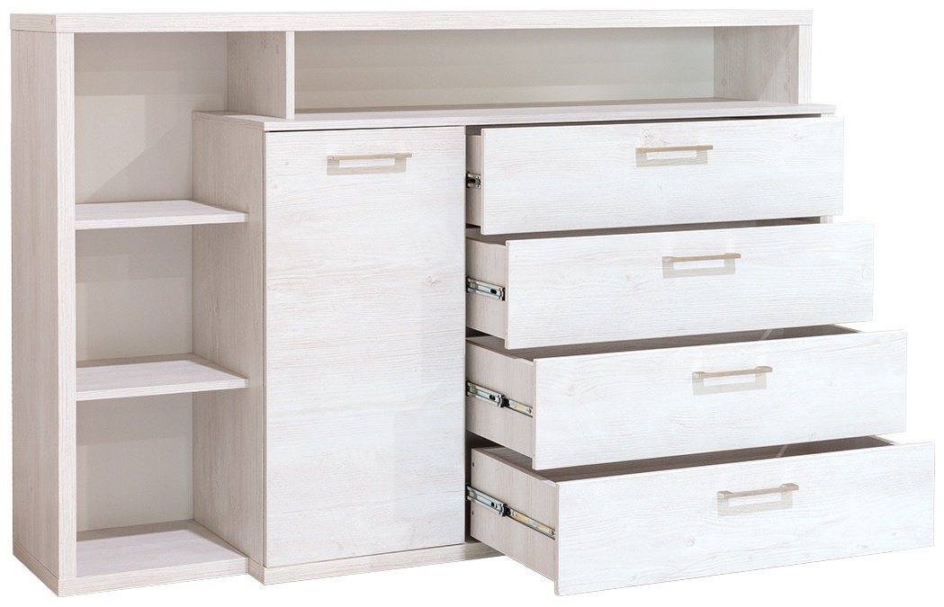 MySTAR Вирджиния, 00029590, 160.2x43.7x107.4 см, серый, белый купить,NaN