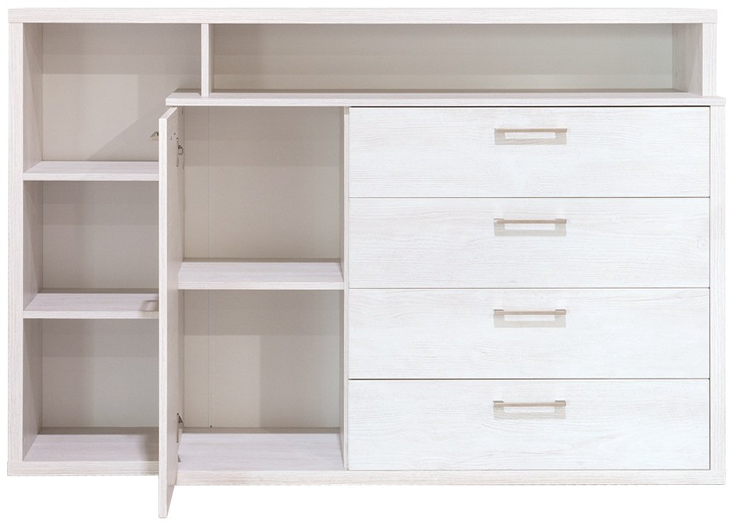 MySTAR Вирджиния, 00029590, 160.2x43.7x107.4 см, серый, белый купить,NaN