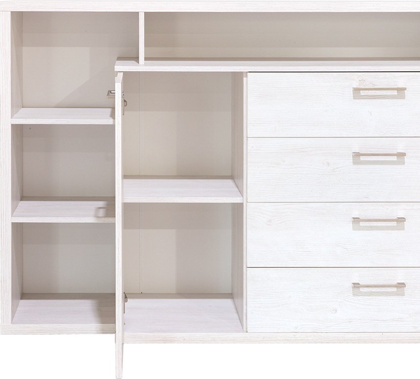 MySTAR Вирджиния, 00029590, 160.2x43.7x107.4 см, серый, белый купить,0