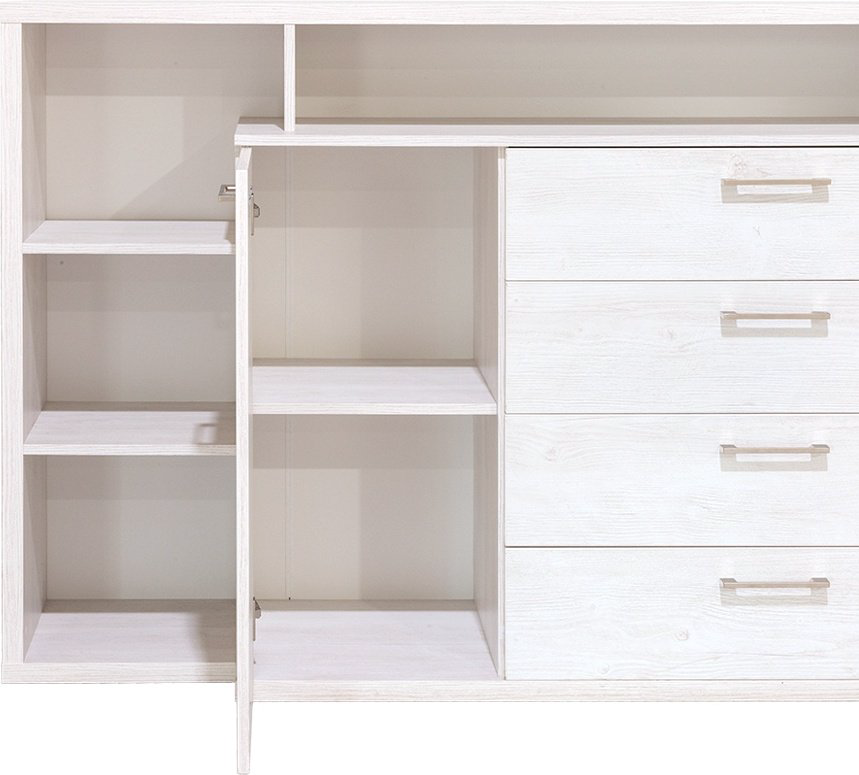 MySTAR Вирджиния, 00029590, 160.2x43.7x107.4 см, серый, белый купить,NaN