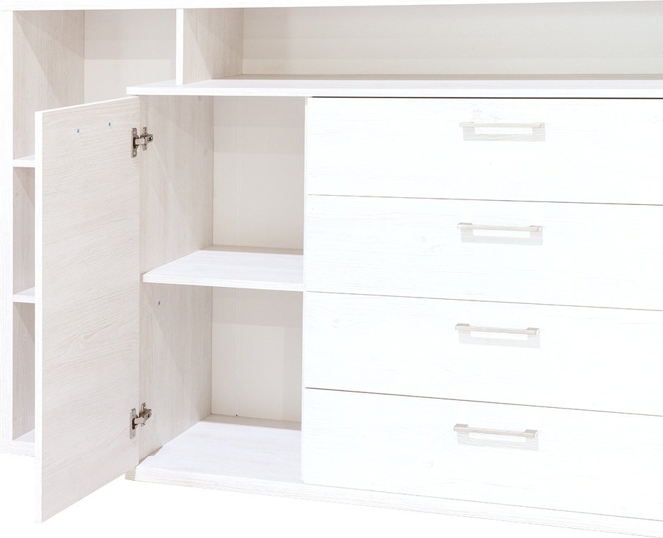 MySTAR Вирджиния, 00029590, 160.2x43.7x107.4 см, серый, белый купить,0