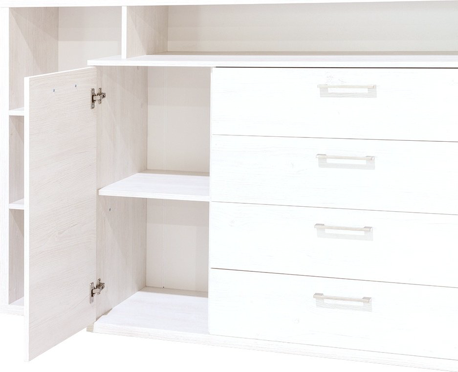 MySTAR Вирджиния, 00029590, 160.2x43.7x107.4 см, серый, белый купить,NaN
