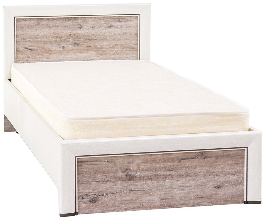 Кровать Anrex Оливия 90x200см бело-коричневая купить,NaN
