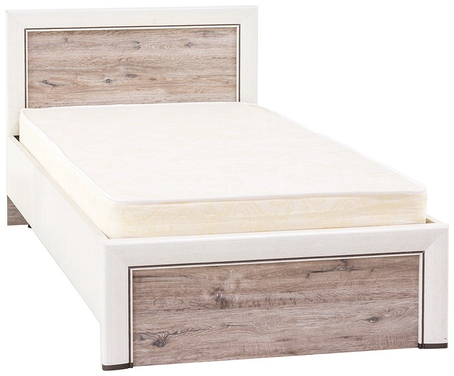 Кровать Anrex Оливия 90x200см бело-коричневая купить,NaN