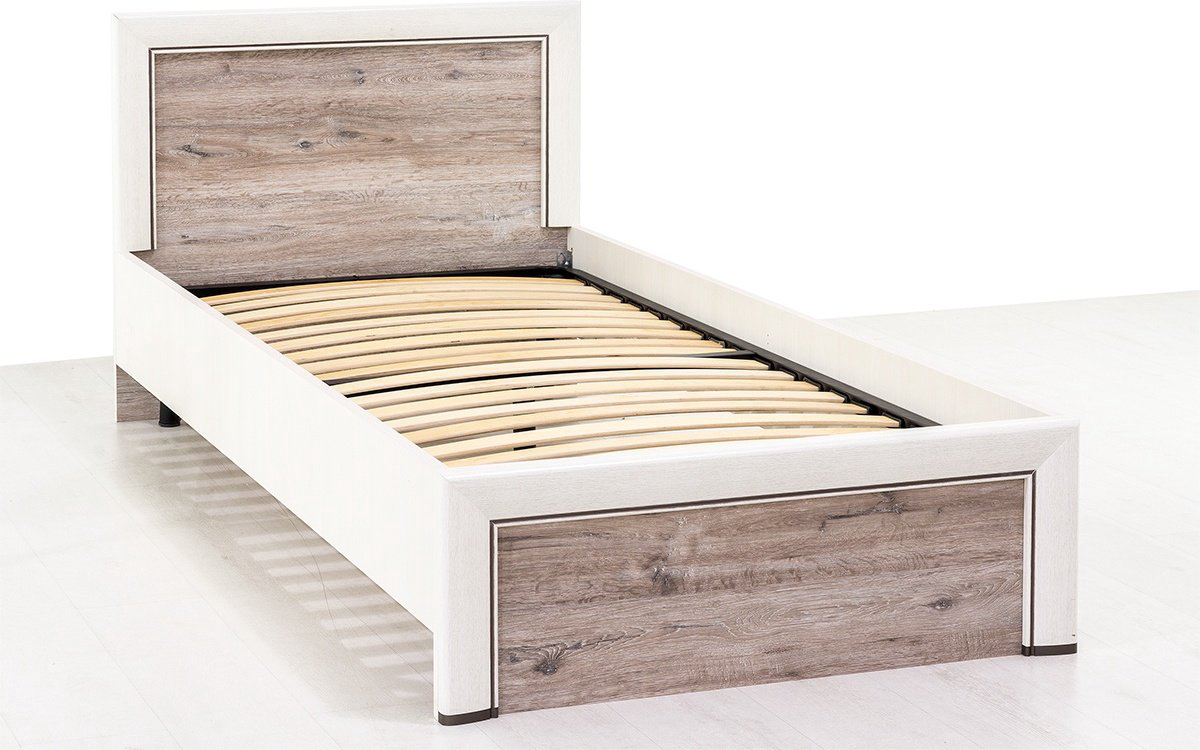 Кровать Anrex Оливия 90x200см бело-коричневая купить,NaN