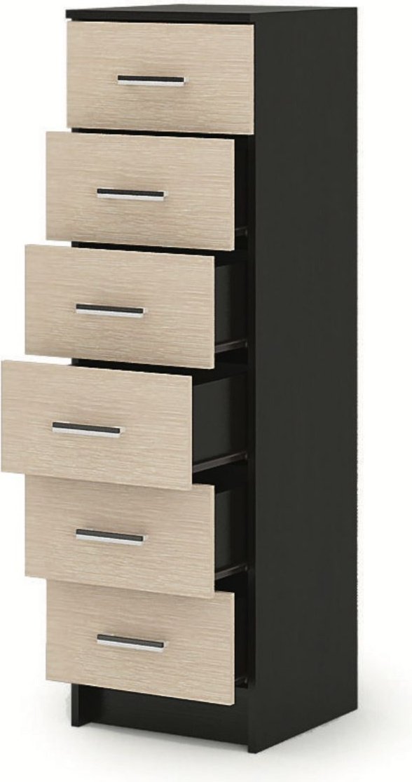 Комод Стендмебель Гармония КМ 602 40x40.8x134см бежевый купить,NaN