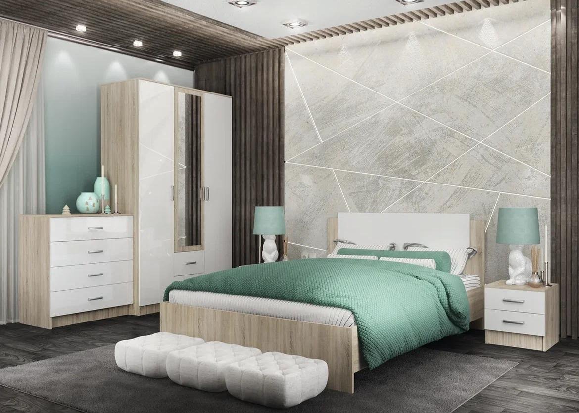 Комод ДСВ Софи, 80x45x83.5 см, белый, бежевый - ForteMarket Комод ДСВ Софи, 80x45x83.5 см, белый, бежевый купить,0