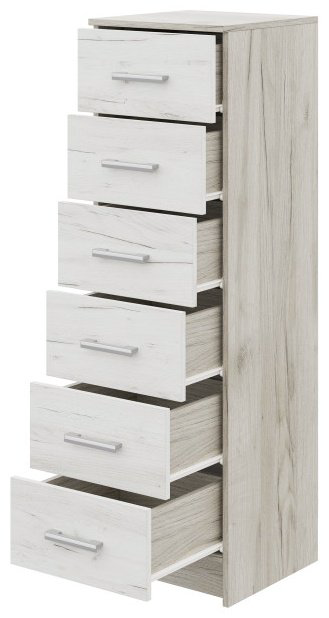 Комод Стендмебель Гармония 40x40.8x134см серый купить,NaN