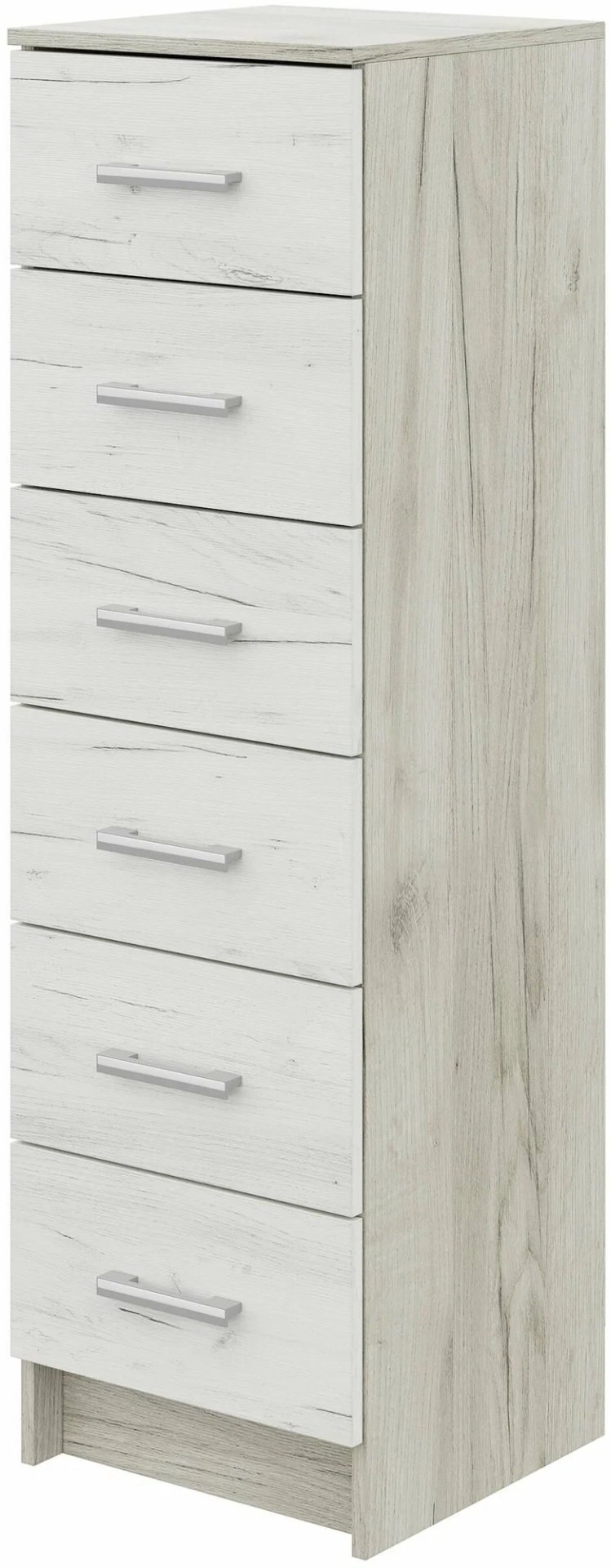 Комод Стендмебель Гармония, 40x40.8x134 см, серый - ForteMarket Комод Стендмебель Гармония, 40x40.8x134 см, серый купить,0