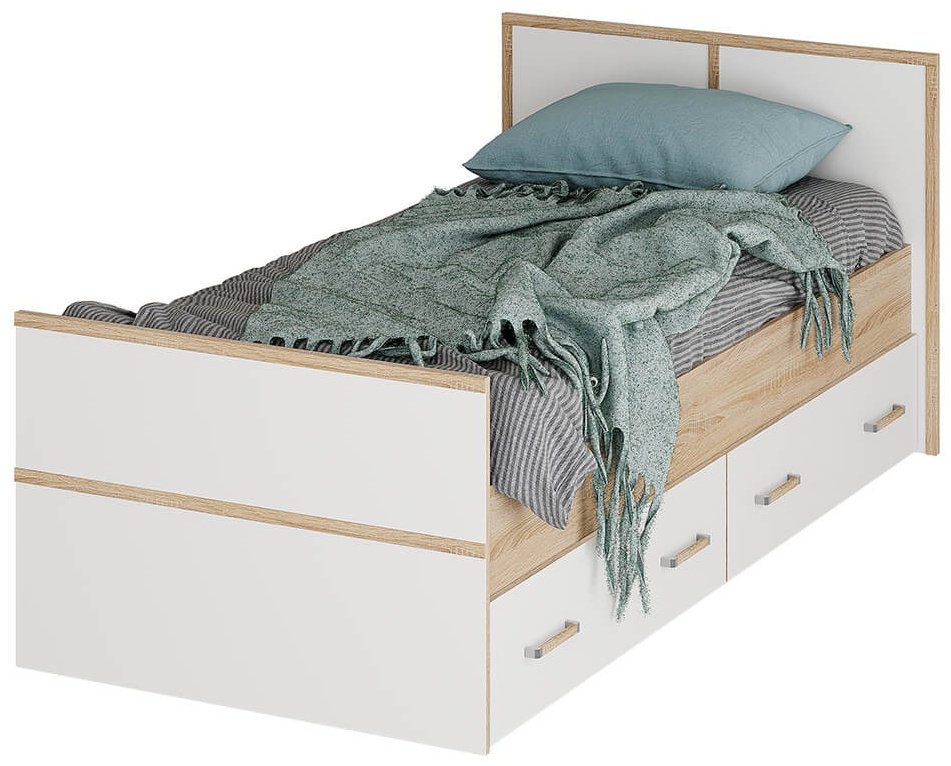 Кровать BTS Сакура 90x200см мультиколор купить,NaN