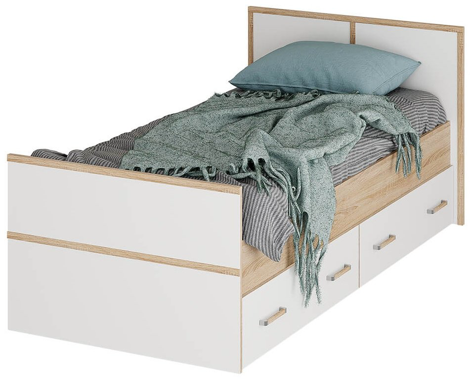 Кровать BTS Сакура 90x200см мультиколор купить,NaN