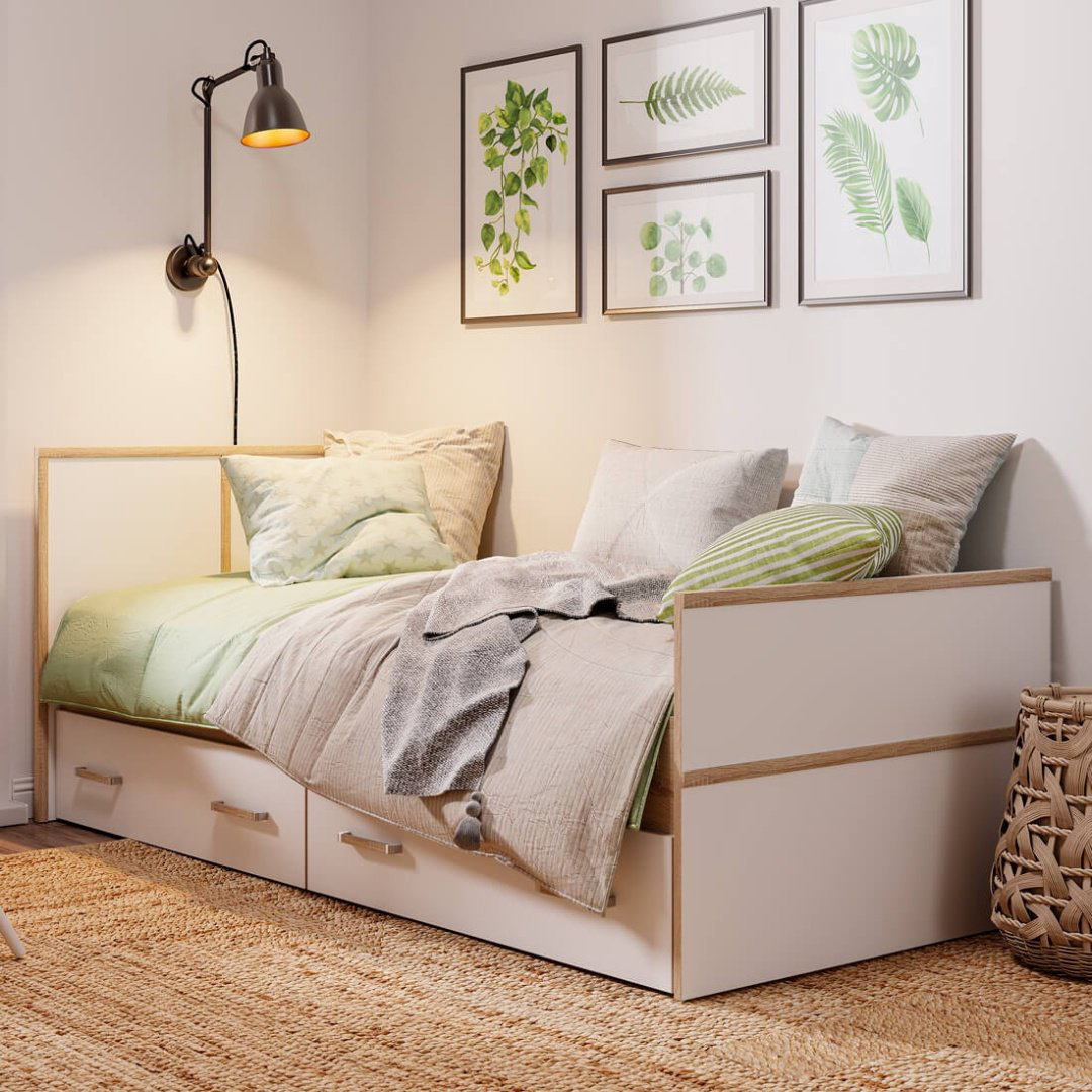 Кровать BTS Сакура 90x200см мультиколор купить,NaN