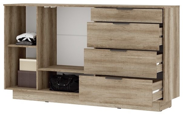 Комод Стендмебель Даллас 170.4x40.2x94.6см коричневый купить,NaN