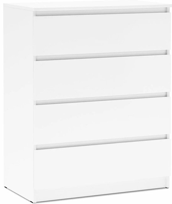 Комод Денвер, 80x39x97.8 см, белый купить,NaN