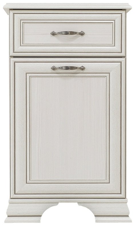 Комод ANREX Тиффани 1D1S, 49x37x90.1 см, белый купить,0