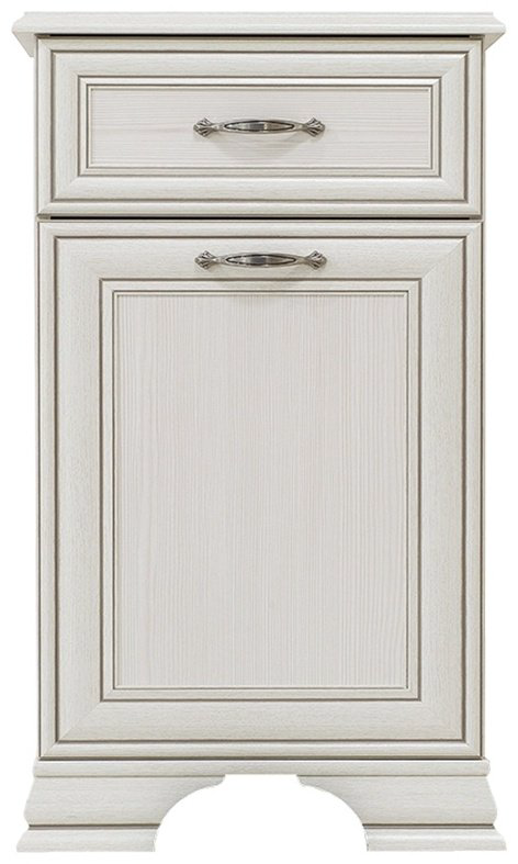 Комод ANREX Тиффани 1D1S, 49x37x90.1 см, белый купить,NaN