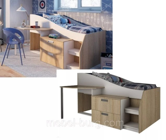 Кровать BTS Скаут 80x190см бежевая купить,NaN