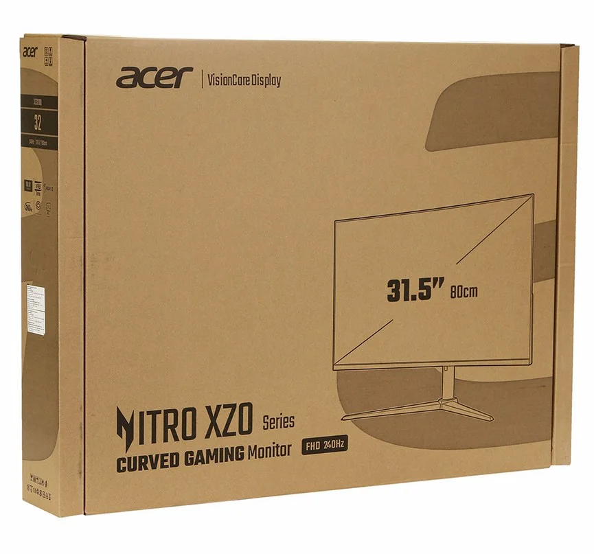 Монитор 31.5" Acer Nitro XZ320QW0bmiiphx UM.JX0EE.005 Black