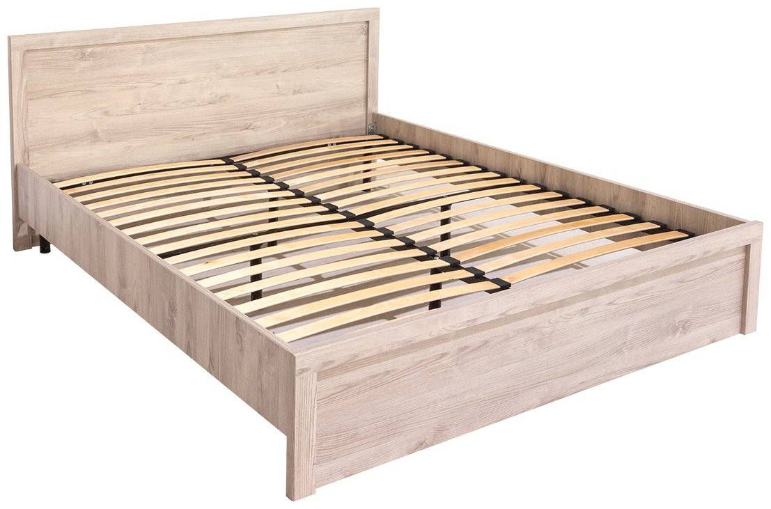 Кровать Anrex Джаз найбори 160x200см коричнево-бежевая купить,NaN